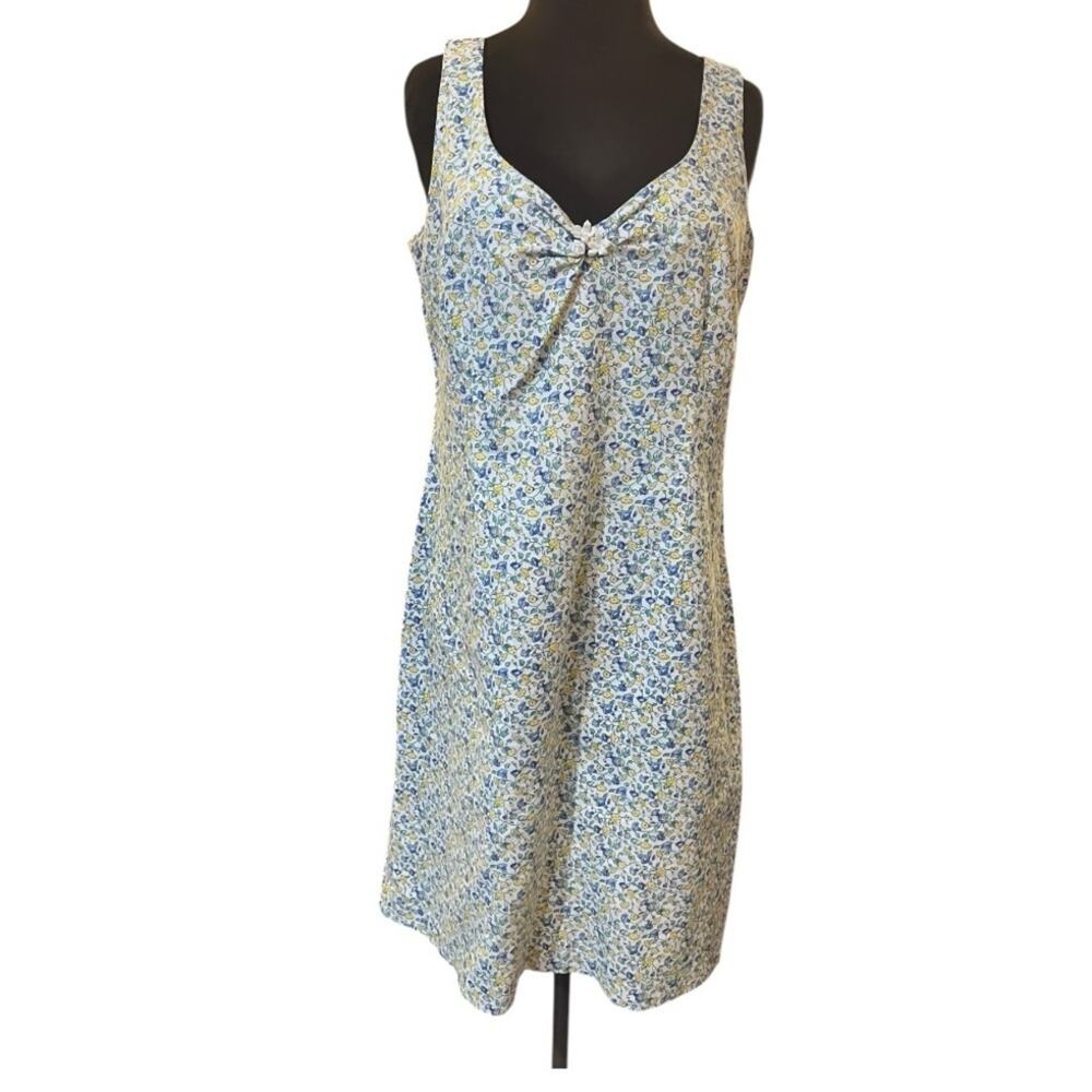 Vintage Dainty Floral Cottagecore Dress Size M Feminine Shabby Chic Euro Summer